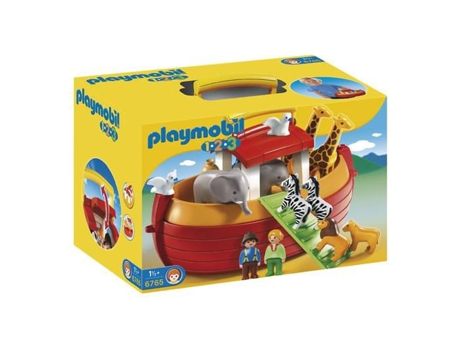 Jogo Educativo PLAYMOBIL Ark of Noah (Idade Mínima Recomendada: 12 meses) PLAYMOBIL - Conjuntos de brinquedos - educativo, 12 meses, barco flutuante, animais