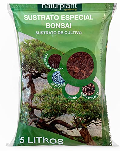 Substrato para Bonsai NATURPLANT (5 L) NATURPLANT - Solo - substrato, bonsai, 5l, raiz, retentor de água