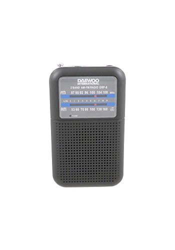 Rádio DAEWOO DRP-8 (Preto - Digital - FM/AM - Pilhas) Daewoo - Radios - digital, fm/am, mp3, cd, saída auxiliar