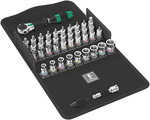 Chave de Fenda WERA 8100 SA All-in (42 peças) Wera - Chaves inglesas - 42 peças, aço inoxidável, polipropileno, chave quadrada