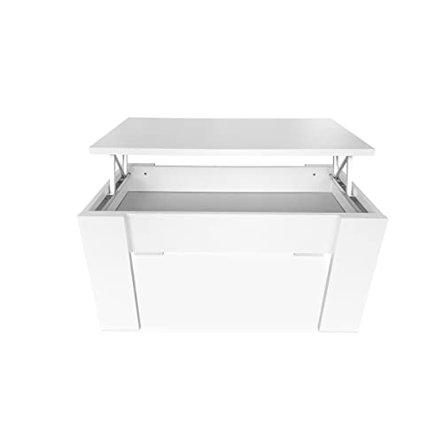 Mesa de Apoio MATTFY Branco (Madeira - 90x50x46cm) mattfy - Mesas de centro - madeira, 90x50x46cm