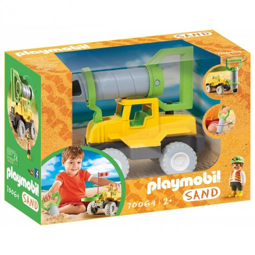 Playmobil 70064 Escavadora (Idade Mínima Recomendada: 4 anos) PLAYMOBIL - Conjuntos de brinquedos - escavadora, motor rotativo, estrada, 4 anos