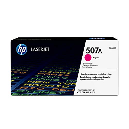 Tóner HP Original 507A - Magenta (CE403A) HP - Cartuchos de toner e jato de tinta - laser, magenta, hp laserjet, cartridge