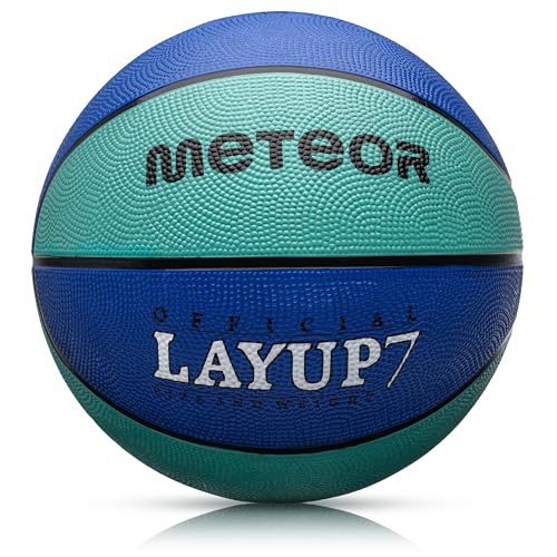 Bola de Basquetebol METEOR (Rosa e Azul - 12.5x12.5cm) markArtur - Bolas de basquete - basquetebol, rosa, azul, 12.5x12.5cm