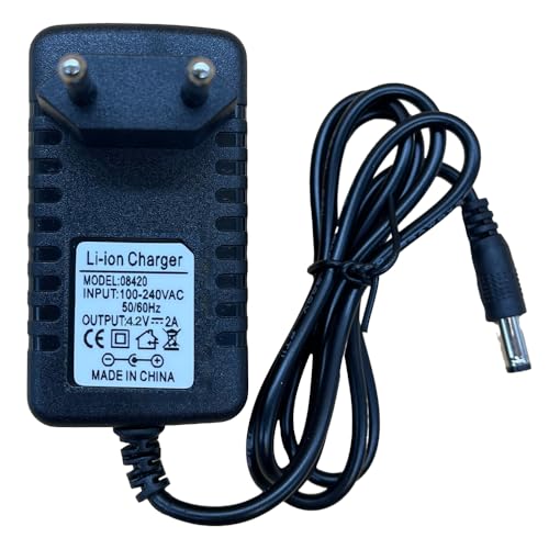 Adaptador LELUKEE Universal Adaptador de Fonte de Alimentação 4.2V DC 2A para Câmara de Vigilância Lelukee - Baterias - adaptador, fonte de alimentação, 4.2v dc, 2A, câmera de vigilância