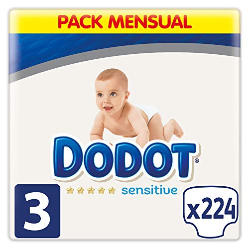Fraldas DODOT Sensitive (6-10 kg - Tamanho 3) DODOT - Fraldas - 6-10 kg, tamanho 3
