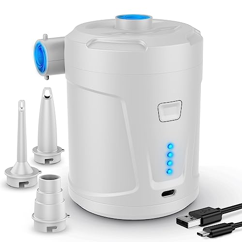 Bomba de Ar Elétrica 5200Mah Recarregável para Piscina Infantil SUPPOU - Bombas de hardware - 5200mAh, recarregável, piscina infantil, proteção sobrecarga, curto-circuito