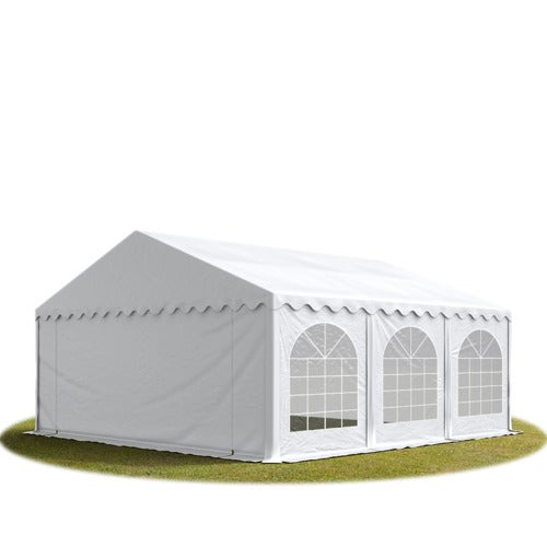 Pérgola de Jardim com Cobertura de Chão 6X6M - Branco TOOLPORT - Móveis de exterior - pérgola, jardim, cobertura, chão, branco