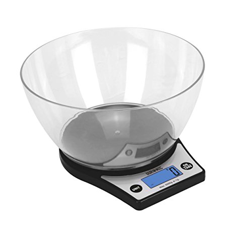 Balança de Cozinha TEFAL KS6000BK (Capacidade: 5 kg - Precisão: 1 g) Duronic - Balanças de medição - 5 kg, 1 g, tara, lcd, retroiluminado