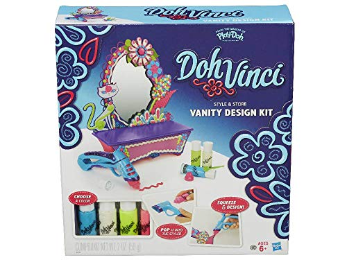 Conjunto de Artesanato para Crianças PLAY-DOH (3 anos) Hasbro - Kits de artesanato de brinquedos - aplicador, 4 tubos, guia de ideias, 3 anos