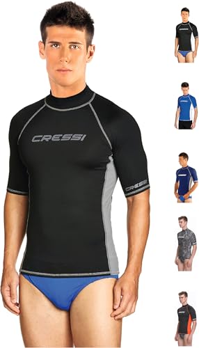 Rash Guard Unisexo CRESSI Man Preto para Natação (L) Cressi - Rash guards e camisetas de natação - unisex, preto, natação, L