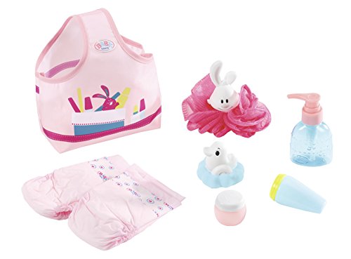 Baby Born Bath Time Set (Idade Mínima Recomendada: 3 anos) BABY born - Acessórios para bonecas e figuras de ação - conjunto, banho, bolsa, prática, acessórios, bebé