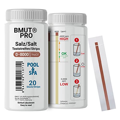 Testes de Salinidade para Piscinas e Spa HANNS-GARDEN BMUT UG - Acessórios para piscina e spa - salinidade, piscinas, spa, testes, ppm