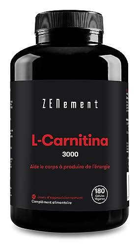 Suplemento Alimentar ZENEMENT L-Carnitina (180 cápsulas) Zenement - Vitaminas e suplementos - l-carnitina, aminoácidos essenciais, b12, vitamina d3, fósforo, magnésio