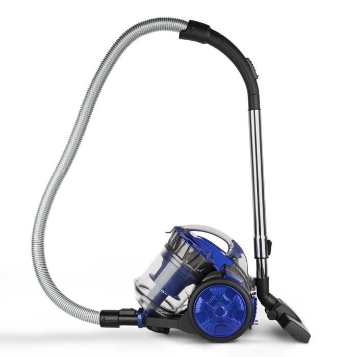 Aspirador sem Saco WENKO Wasy WS14 | Azul, Branco H.Koenig - Aspiradores - filtro hepa, 2L, tubo telescópico, removível
