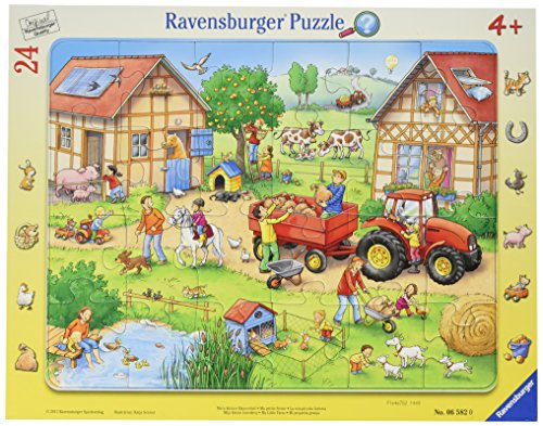 Puzzle RAVENSBURGER My Little Farm (Idade Mínima: 4) Ravensburger - Quebra-cabeças de encaixar - puzzle, madeira, 24 peças, cartão, decorativo