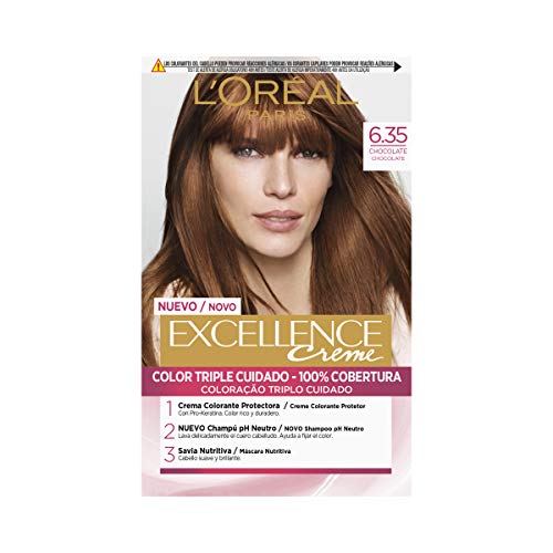 Tinta de Cabelo L'OREAL PERMANENT EXCELLENCE N° 8.0-Rubi Claro (192ml) L'OREAL - Coloração de cabelo - rubi claro, permanente, 192ml
