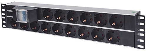 PDU INTELLINET 714051 2U Alumínio, Preto Intellinet - Filtros de linha e supressores de surtos - 2U, alumínio, preto, 250 V