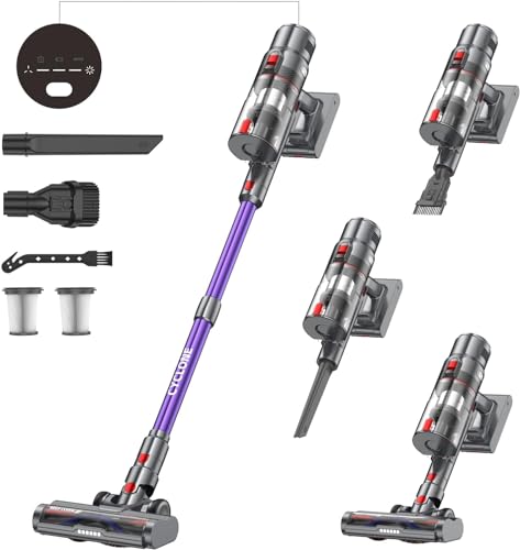 Aspirador Vertical Sem Fio AUJUN J10 (Autonomia: 70 min - Capacidade: 1.5 L) aujun - Aspiradores - sem fio, 70 min, 1.5 L