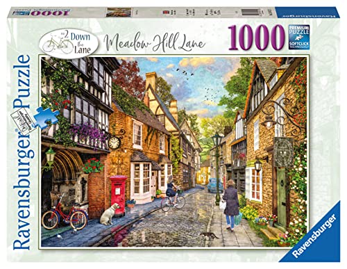 Puzzle RAVENSBURGER Medow Hill Lane (Idade Mínima: 14 Anos - 1000 Peças) Ravensburger - Quebra-cabeças de encaixar - puzzle, madeira, 1000 peças, 68x48cm, 14 anos