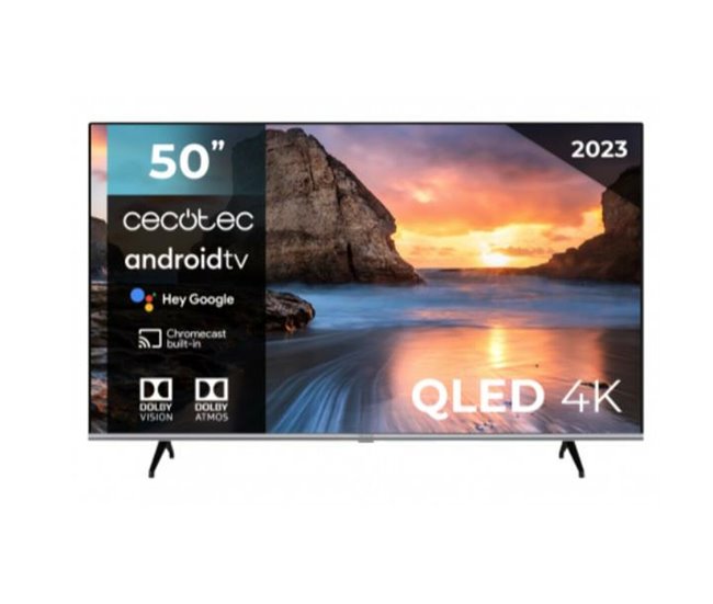 TV CECOTEC VQU10050 (QLED - 50'' - 127 cm - 4K Ultra HD) Cecotec - Televisores - qled, 50 polegadas, 4k ultra hd