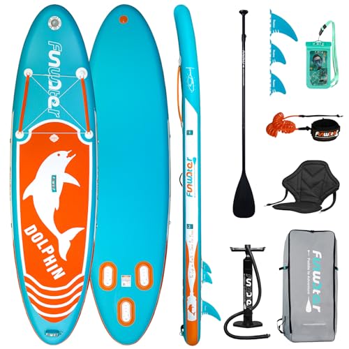 Tábuas de surf infláveis FUNWATER (Verde - 150x60cm) FunWater - Náutica e esportes aquáticos - inflável, verde, 150x60cm