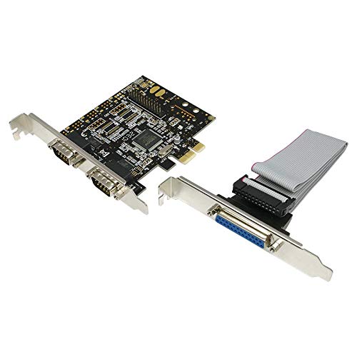 Placa Adaptadora de Interface LOGILINK 2x Serial + 1x Parallel Logilink - Placas e adaptadores de rede - serial, parallel, conector male