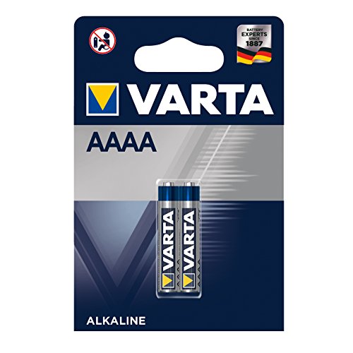 Pilha não recarregável VARTA AAAA x2 (2 unidades) Varta - Baterias de uso geral - 640 mAh, 1,5v, alcalino, cinzento