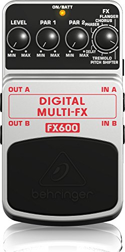 Pedaleira BEHRINGER FX600 (Preto - 2 Entradas - 2 Saídas) Behringer - Processadores de efeitos - preto, 2 entradas, 2 saídas