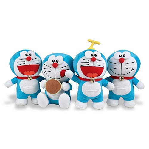 Peluche DORAEMON 20/22 cm Sortido (Idade Mínima Recomendada: 3 anos) X-JOY DISTRIBUTION - Brinquedos - 20-22 cm, borracha, velboa, 3 anos