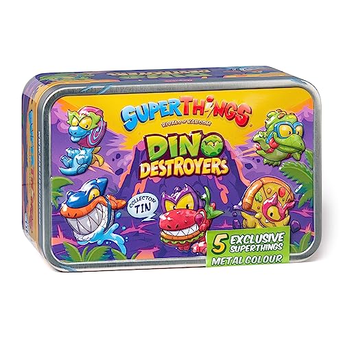 Supertime Superthings - Dinosaur Destroyers MAGICBOX - Jogos - dinossauros, coleção, figuras metálicas