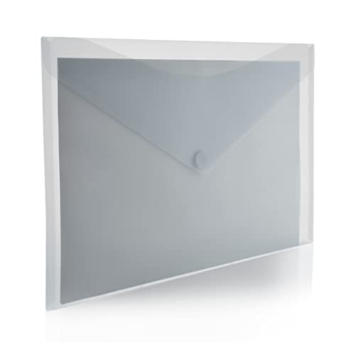 Sobres com Fecho de Velcro Tamanho A2 (43,5x61 cm) GRAN FORMATO - Transparente Fraga Import - Pastas de arquivo - tamanho a2, 43.5x61 cm, transparente