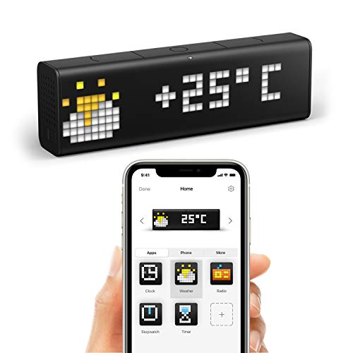 Despertador Inteligente Lametric Time Wifi Clock para Casa Inteligente LaMetric - Relógios de parede - wi-fi, alarme, controle remoto, design moderno