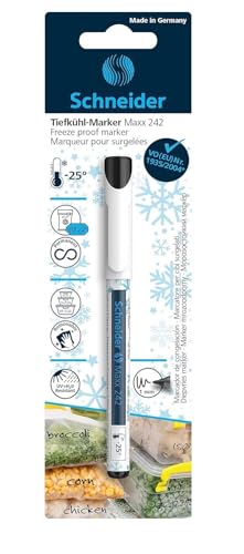 Marcador para Gelo SCHNEIDER MAXX 242 (Preto) Schneider - Marcadores e marcadores de texto - resistente a -25ºC, tinta permanente, 1 mm, águas e luz