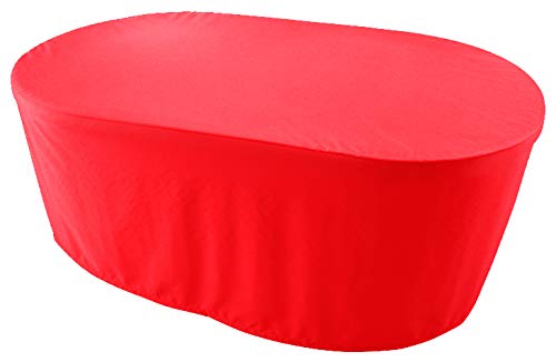 Capa de Proteção para Móveis de Jardim Premium Ovalado 160X110X75 Cm Kaufpirat - Conjuntos de móveis - poliéster, bege, 160x110x75 cm, jardim