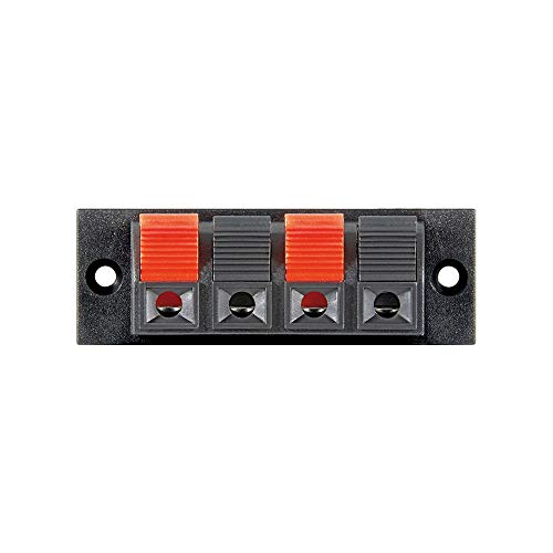 Conector GROHE Goobay LK 04 (Preto e Vermelho) Wentronic - Componentes e kits para alto-falantes - terminal, 4 polos, para cables, hembra