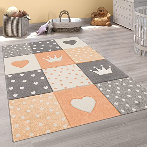 Tapete de Brincar PACO HOME (Laranja - 200x200 cm) Paco Home - Tapetes - brinquedo, laranja, 200x200 cm