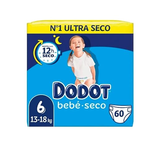 Tamanho 6-56 Unidades de papel higiénico DODOT DODOT - Roupa interior - papel higiene, dodot, jumbo pack, 56 unidades