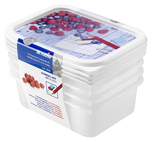 Caixa de Conservação ROTHO DOMINO (Branco) Rotho - Recipientes de armazenamento de alimentos - conservação, branco