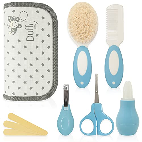 Kit de cuidados para bebés DUFFI Baby (6 peças) Master Baby Home, S.L. - Conjuntos de presente para bebê - 6 peças, pente, cabelo, unhas, aspirador nasal