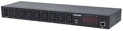PDU INTELLINET 163682 8 tomadas AC Preto Intellinet - Filtros de linha e supressores de surtos - 3000 va, 1920 W, 8 tomadas AC