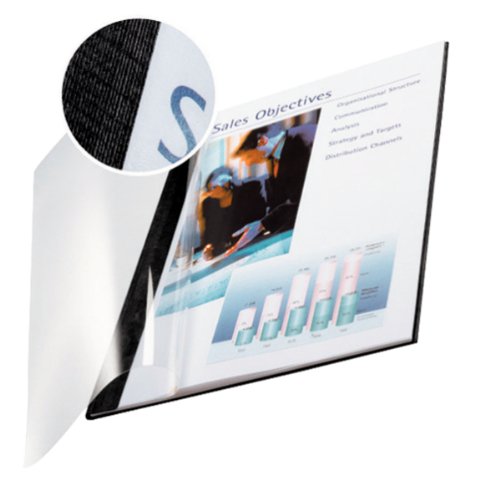 Capa de Encadernação LEITZ Impressbind A4 Preto Leitz - Acessórios para telemóveis - encadernação, a4, preto, alta qualidade
