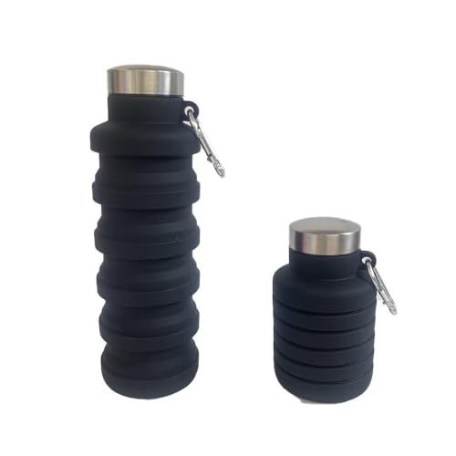 Garrafa de Montanha SANDA (500 ml - Silicone) ManyJhones - Garrafas de água - silicone, 500 ml, leve, resistente