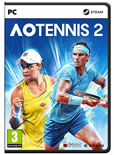Jogo para PC AO Tennis 2 (PC - Versão em Espanhol) Bigben Interactive - Software de jogos de vídeo - jogo, pc, ao tennis 2, espanhol