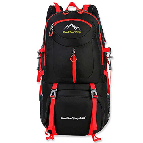 Mochilas de Campismo DUAL (60 L - Preto) Gamefox - Acessórios de computador - nylon, poliéster 600D, 60 L, resistente à água