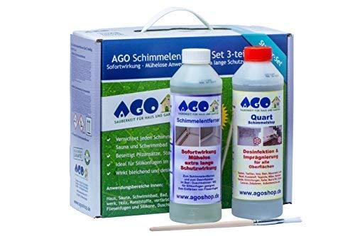 Kit de limpeza a gesso e anti-mofo AGO 3 peças AGO - Desinfetantes domésticos - limpeza, gesso, anti-mofo, kit