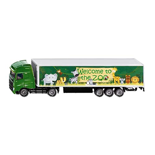 Camião e Reboque SIKU de Brincar (Idade Mínima: 3 - Transportes) SIKU - Caminhões de brinquedo & veículos de construção - metal fundido, visual detalhado, 3 anos, transportes
