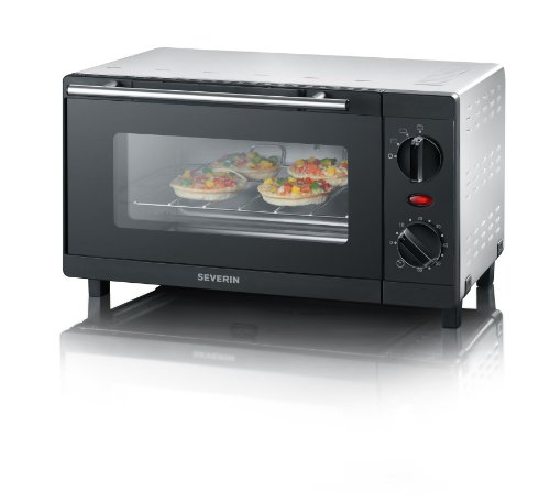 Torradeira Severin To 2052 | Preto (Pequeno Almoço) Severin - Fornos de bancada e torradeiras - mini horno, compacto, 9 litros, potência 800W