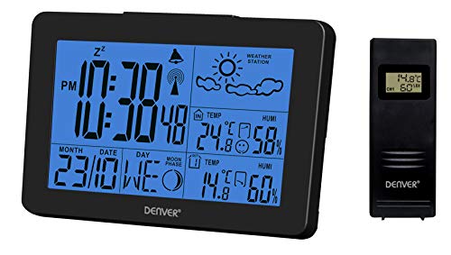 Estação Meteorológica DENVER ELECTRONICS WS-530 Preto Denver - Previsores do tempo e estações - meteorológica, preto