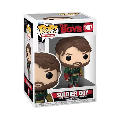 Figura FUNKO Pop! The Boys: Soldier Boy 1000 Funko - Brinquedos - figura, funko pop, the boys, soldier boy, 1000, 9 cm